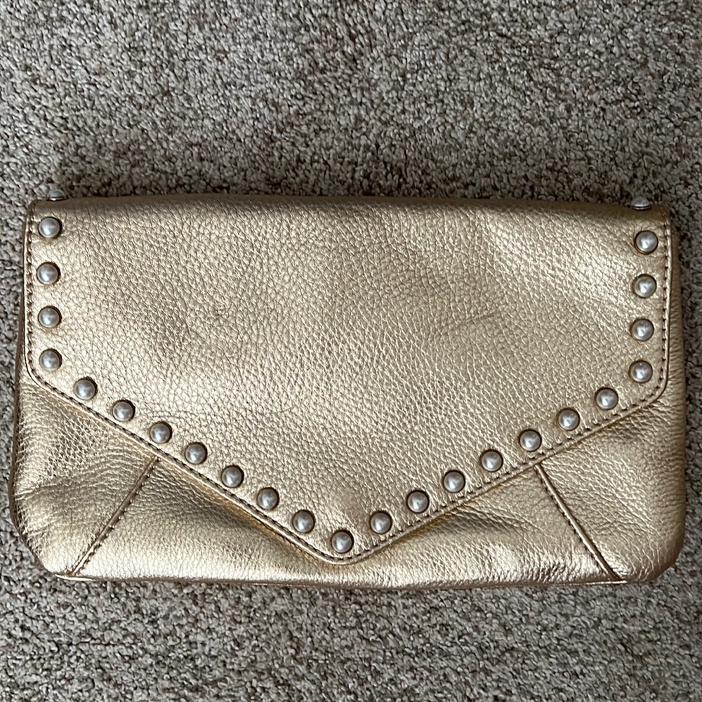 Lilly Pulitzer Gold Clutch